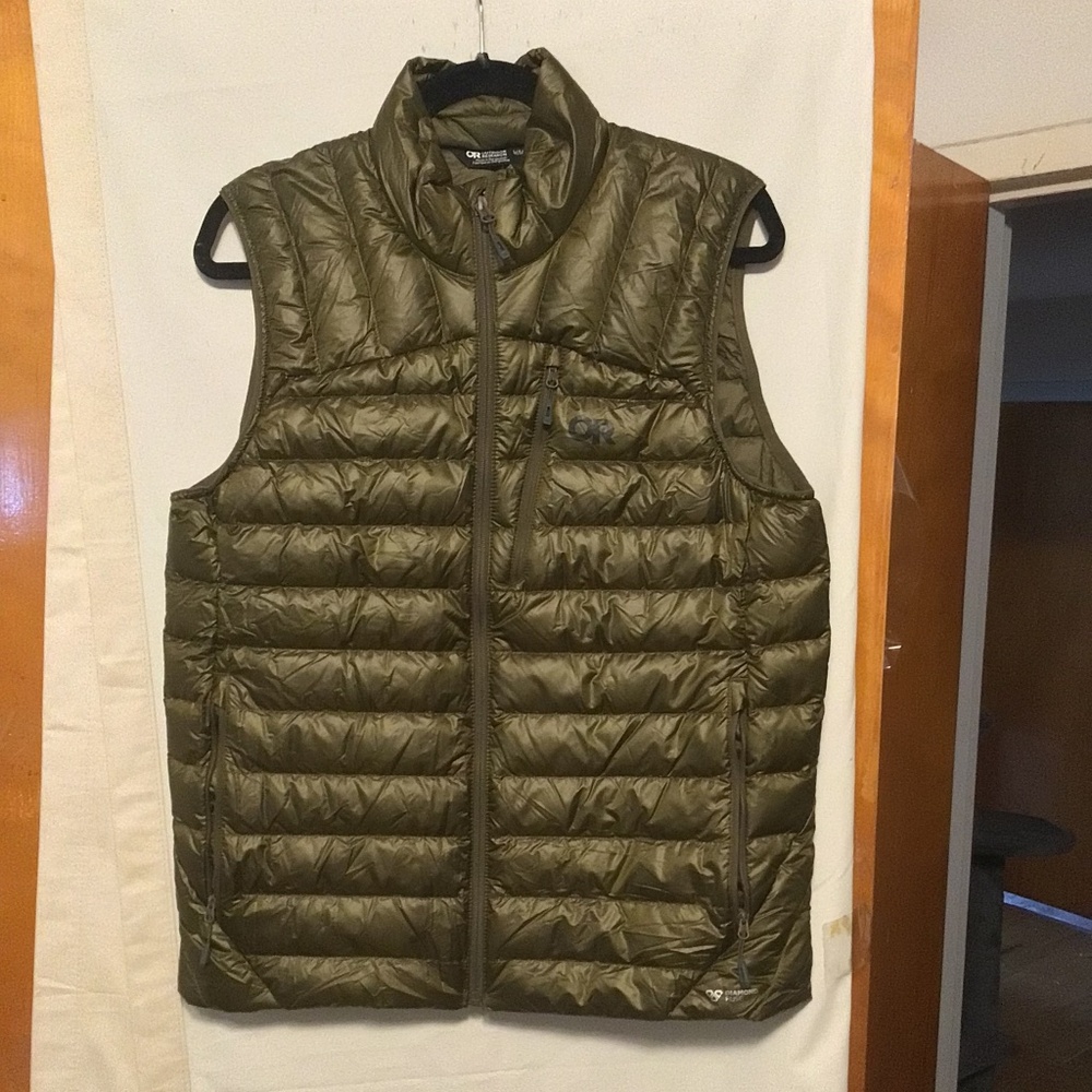 Outdoor Research Goose down insulated Diamond fuse vest  SZ M